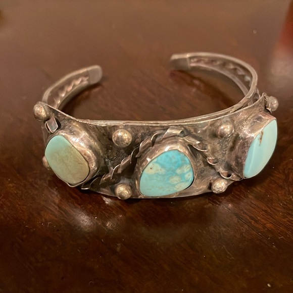 Native American style bracelet Vintage Silver - Picture 1 of 6